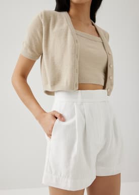 Rozette Tailored A-line Shorts