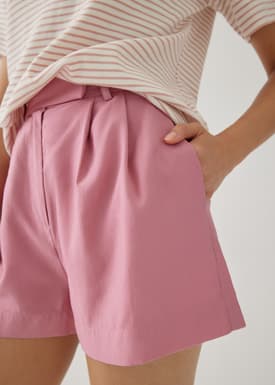 Rozette Tailored A-line Shorts