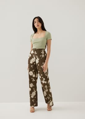 Nilda High Rise Flare Pants