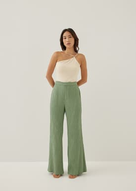 Emory Textured Flare Pants
