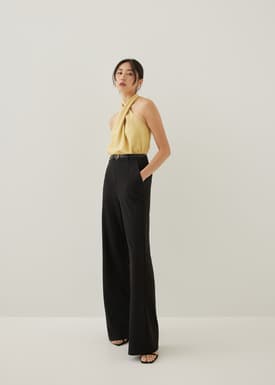 Isidra Satin Halter Top