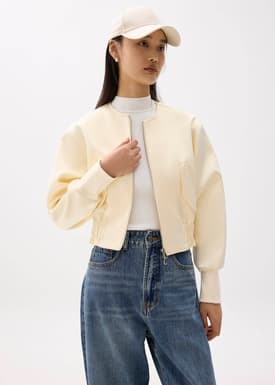 Rhoda Elastic Satin Jacket