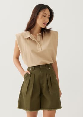 Trizie Denim A-line Shorts