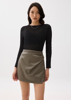 IRENE♡Monica Square Neck knit♡ハーフスリーブニット Mikaela Knit Square Neck Top | Love, Bonito ID
