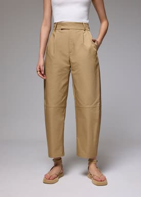 High Waist Barrel Pants