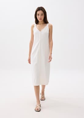 Charlotte V-neck Column Midi Dress | Love, Bonito ID