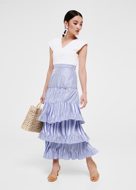 Aubrielle Tiered Maxi Skirt