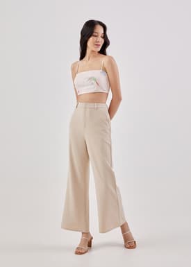 ito fukuoka】shirring linen tops〈リボンタイプ〉の通販 by