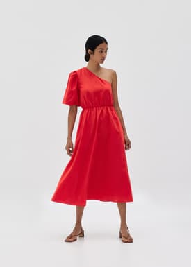 Chelle Toga Puff Sleeve Dress