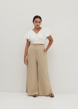 Delphi Polka Dot Wide Leg Pants | Love, Bonito SG