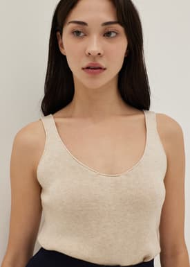 Ilyna Low Back Knit Tank