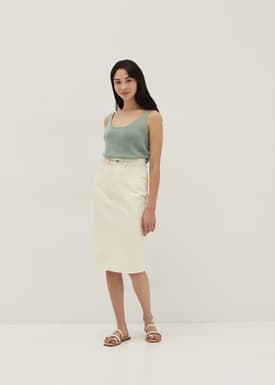 Ilyna Low Back Knit Tank