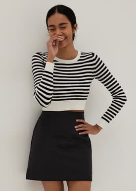 Daniella A-line Mini Skirt
