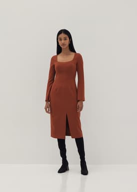 Ylona Bustier Midi Dress