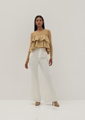 Bernice Tiered Frill Top