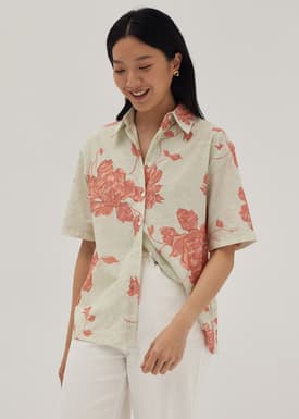 Elliot Unisex Shirt in Prosperous Blooms