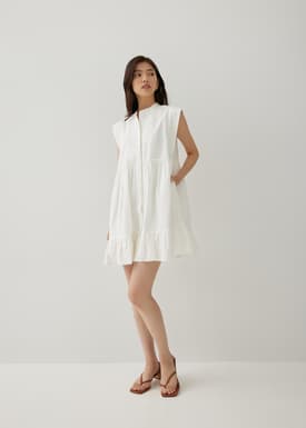 Aeline Cotton Swing Dress