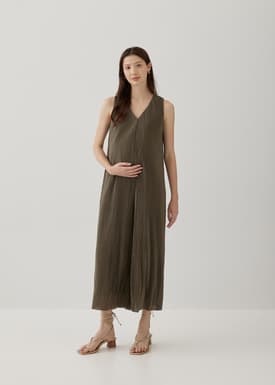 Nalla Straight Pleat Jumpsuit
