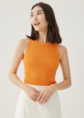 Indie Fitted Knit Tank Top