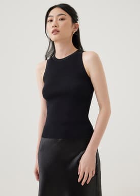 Indie Fitted Knit Tank Top