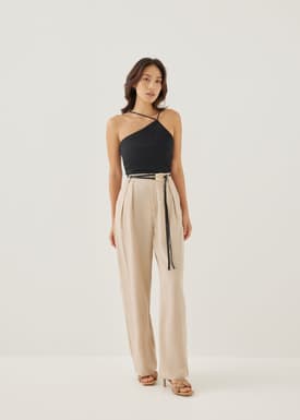 Olwyn Tailored Straight Leg Pants | Love, Bonito US