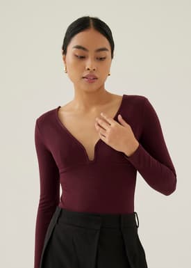 Desree Padded Jersey Bodysuit