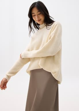 Fuzzy Knit Turtle Neck Sweater