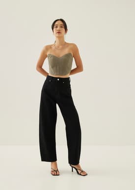 Olwyn Bustier Crop Top