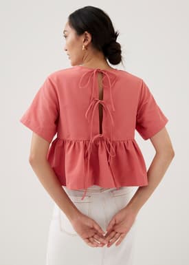 Sofi Tie Back Babydoll Top