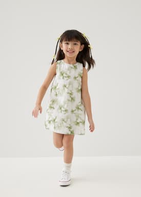 Lanna Shift Mini Dress in Heirloom Botanicals