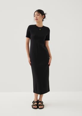 Tasmin Rayon Midaxi Shirt Dress