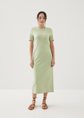 Tasmin Rayon Midaxi Shirt Dress