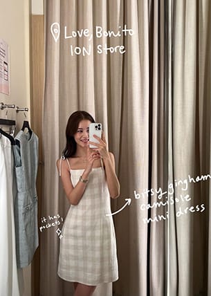 Bitsy Gingham Camisole Mini Dress | Love, Bonito US
