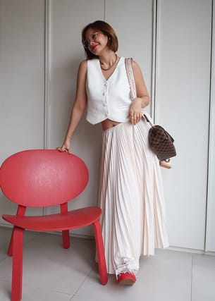 Yuna Relaxed V-neck Vest | Love, Bonito US Yuna Relaxed V-neck Vest | Love, Bonito US