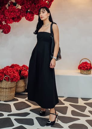 Fit & Flare Tube Midaxi Dress | Love, Bonito US