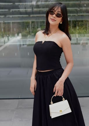 Lia Crop Bustier Top | Love, Bonito US