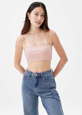 Joey Padded Crop Camisole Top