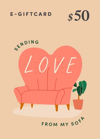 Love, Bonito e-Gift Card - Sending Love From My Sofa - $50