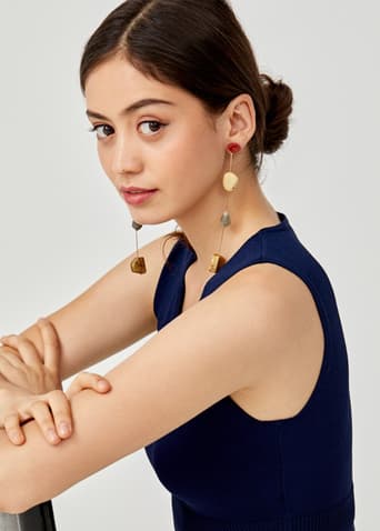 Giovanna Stone Drop Earrings