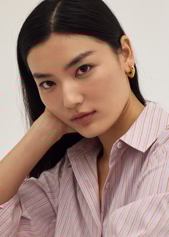 Rizza Wishbone Metal Earrings