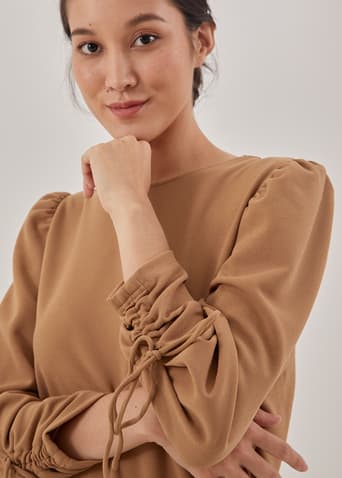 Kyani Mutton Sleeve Top