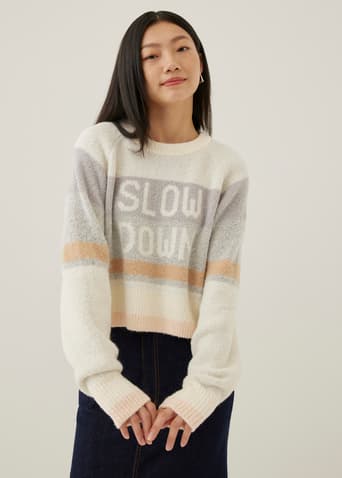 Marney Loose Jacquard Sweater