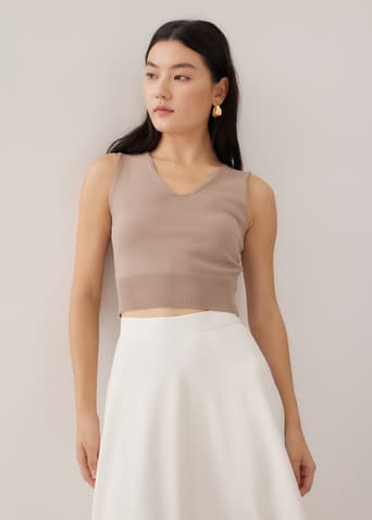 Thorali Knit Crop Top
