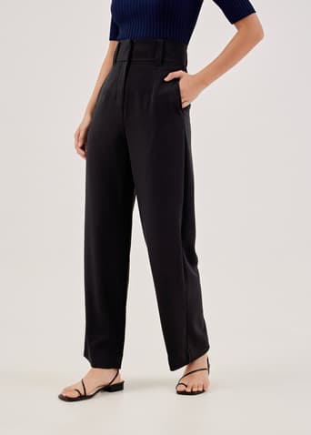 Morie Regular High Waist Straight Leg Pants