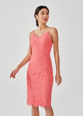 Dafena Lace Midi Dress