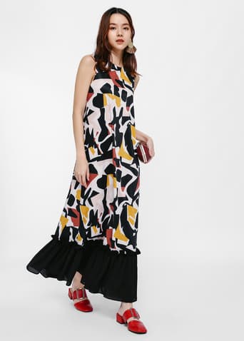 Syret Printed Maxi Dress
