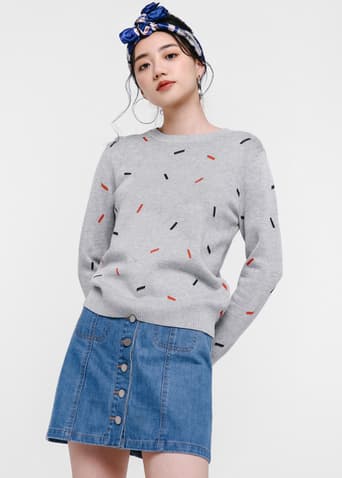 Rioma Printed Sweater