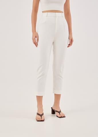 Alby Tailored Peg Leg Pants
