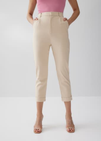 Alby Tailored Peg Leg Pants