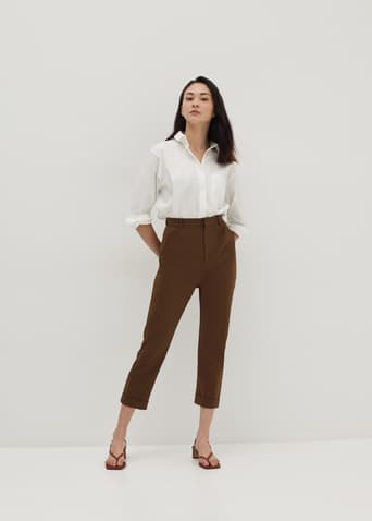 Alby Tailored Peg Leg Pants